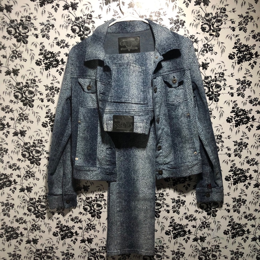 Vintage Guess Matching Jean Set